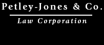 Petley-Jones & Co. Law Corporation